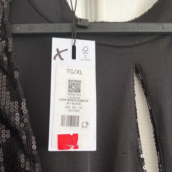 ✨2for15✨ Dynamite open back sequins tie back crop top - Picture 8 of 11